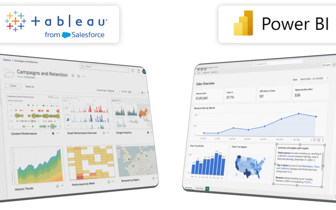 Power BI vs Tableau software : Quelle est la meilleure solution ?