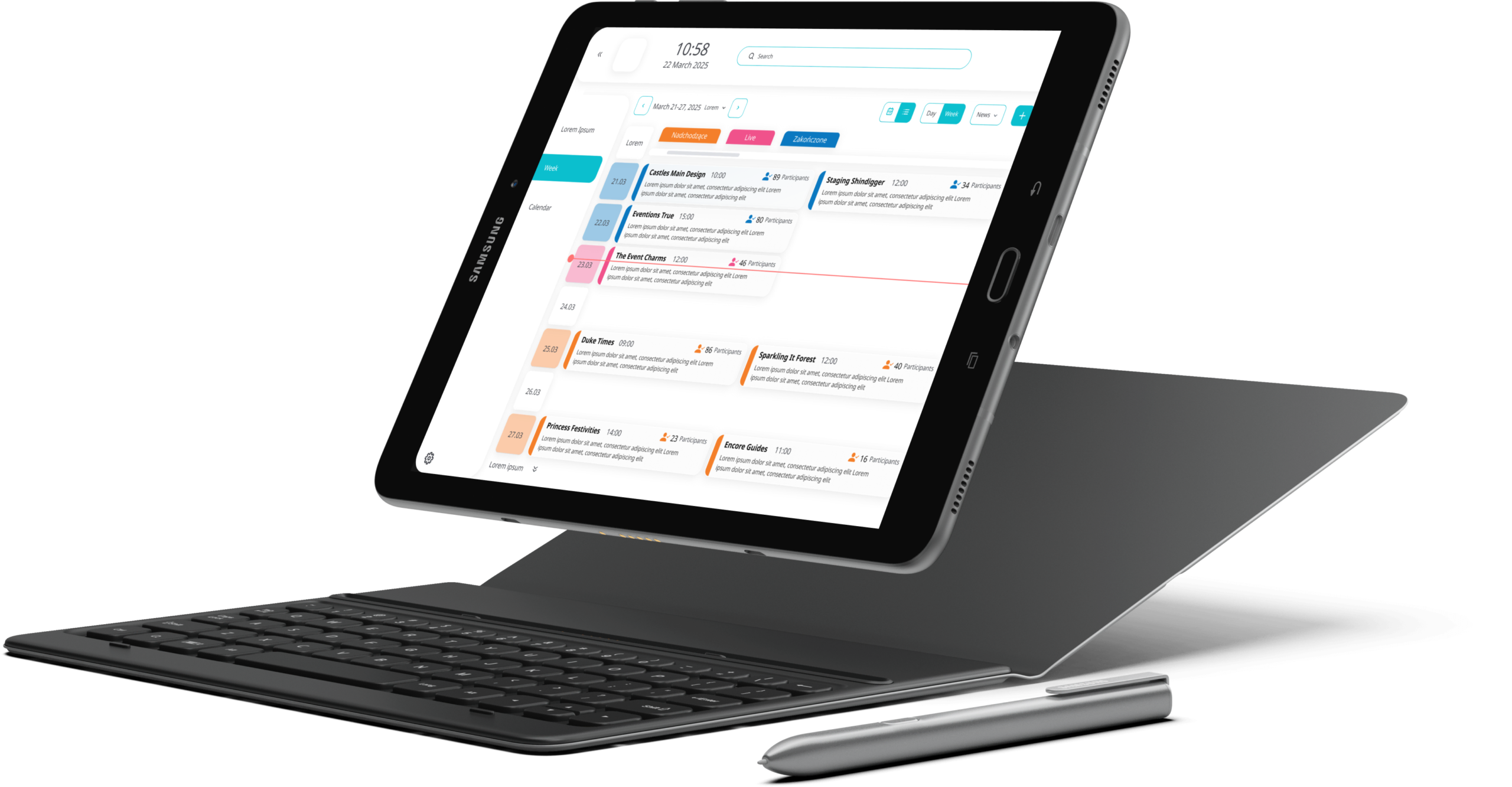 Application sur tablette Moniteur et code